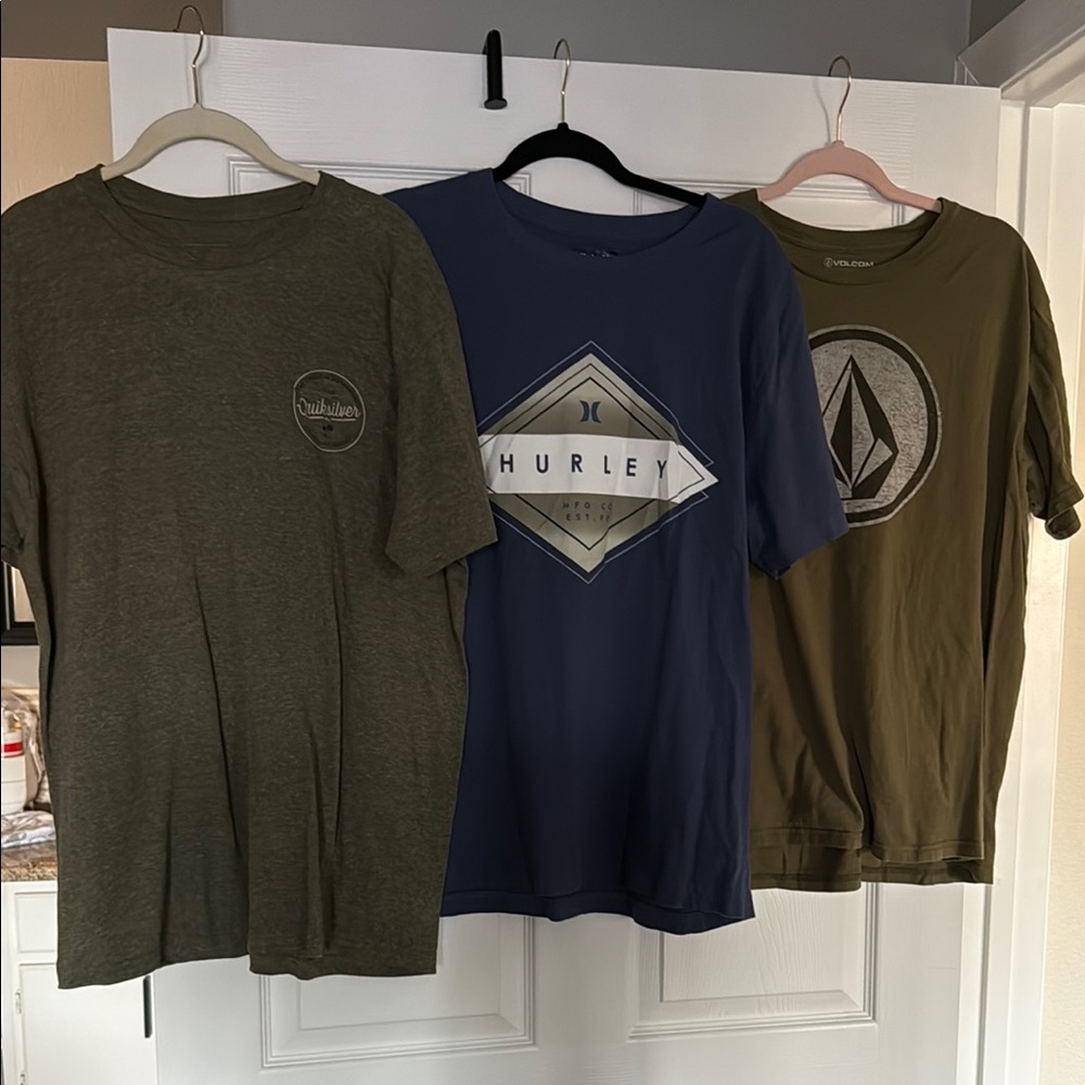 Volcom Olive Green Short Sleeve Tee